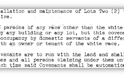 S1240: Racially Restrictive Covenants going toHouse Floor